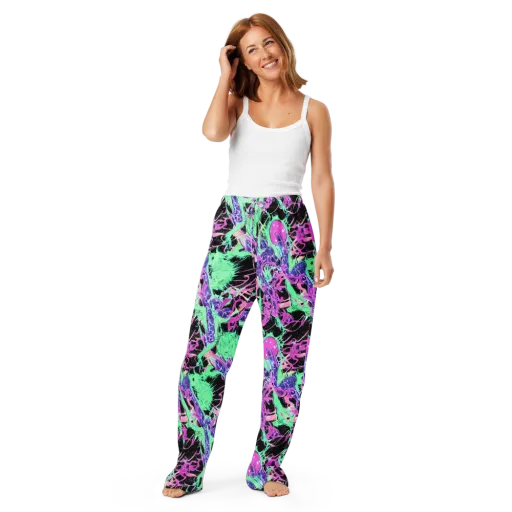 Candy Static on a Women's Pajama Pants