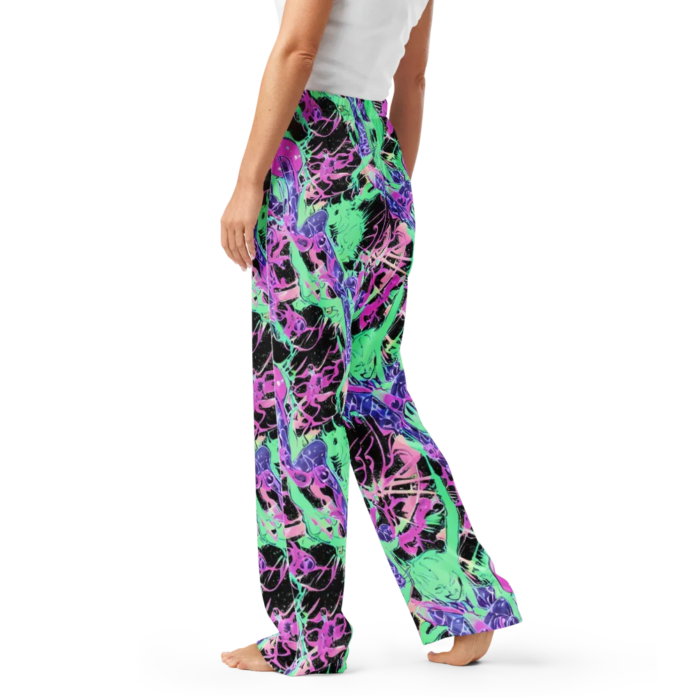 Candy Static on Women's Pajama Pants — Left