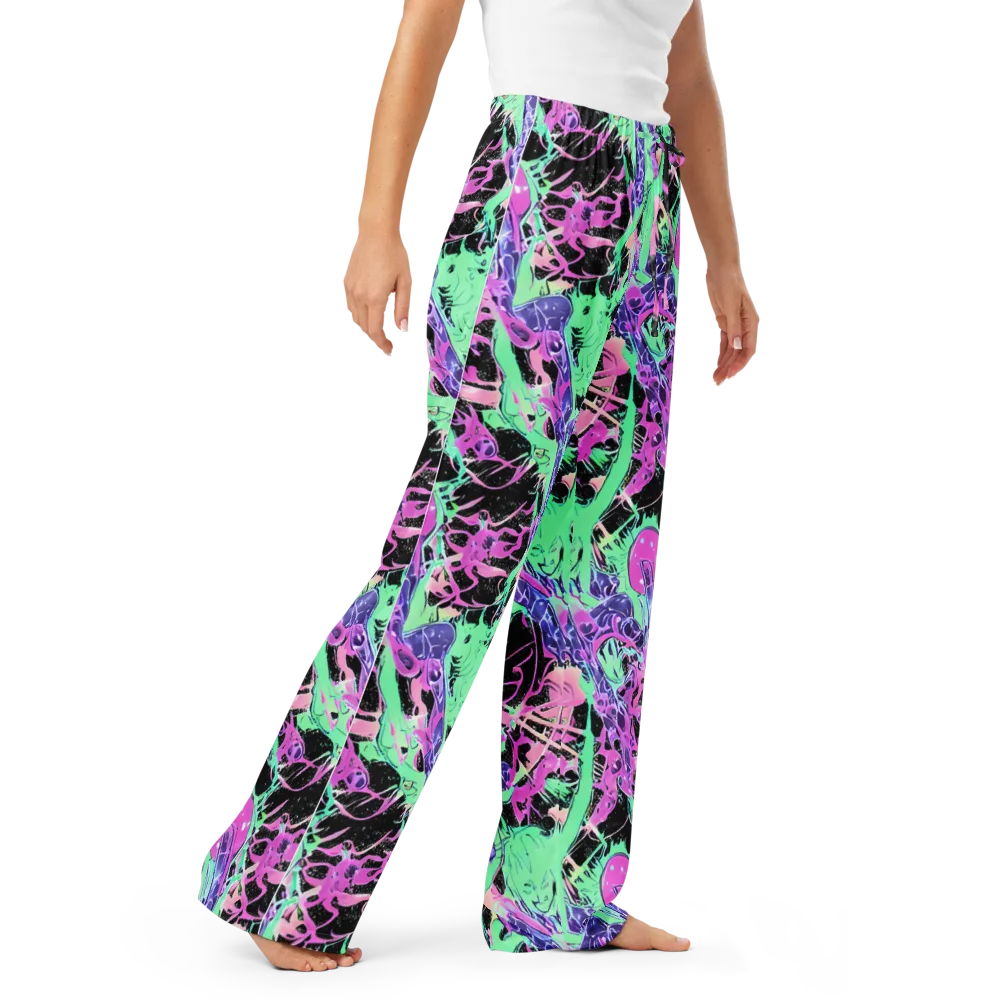 Candy Static on Women's Pajama Pants — Right Front