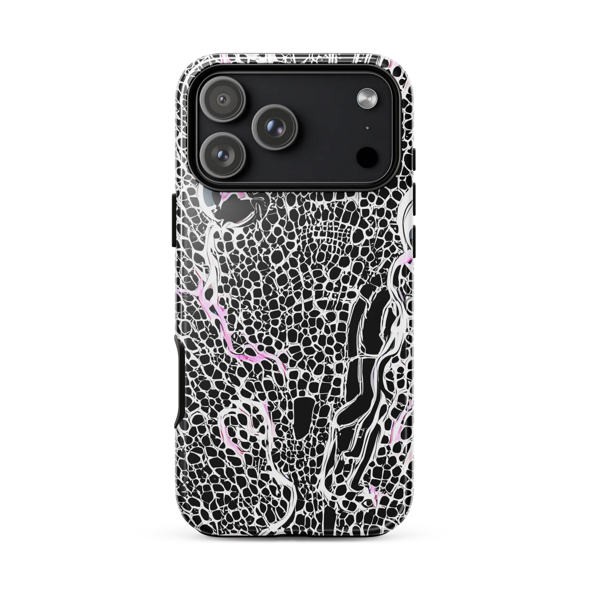 Pink Fracture on Tough Case for iPhone® — Front