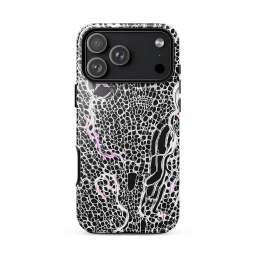 Pink Fracture on a Tough Case for iPhone®