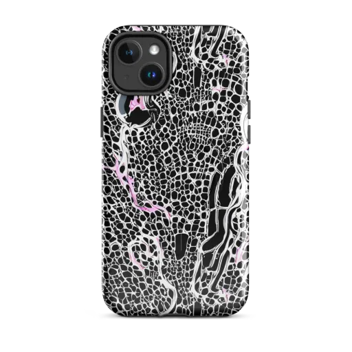 Pink Fracture on a MagSafe Tough Case for iPhone®