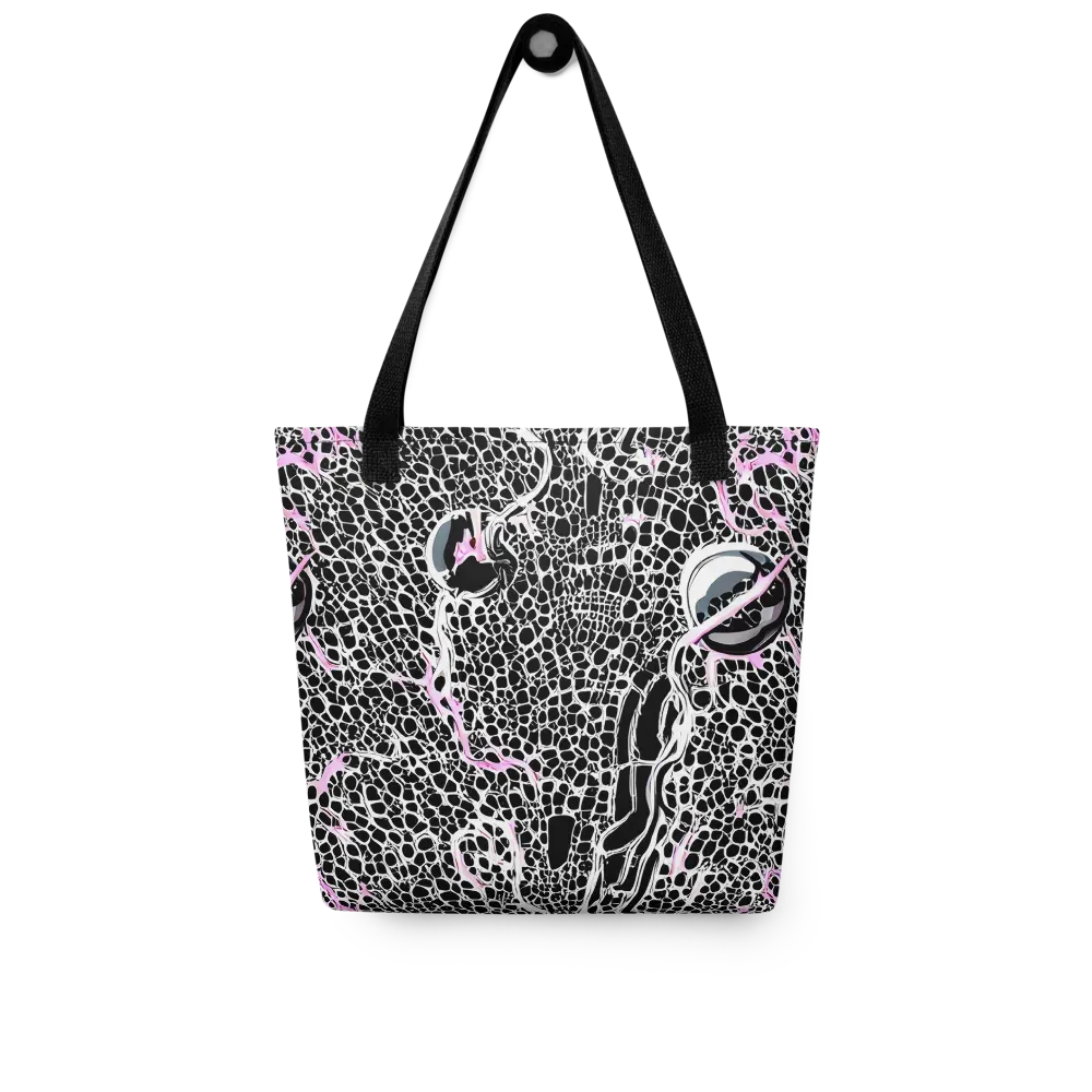 Pink Fracture on Tote Bag — Front