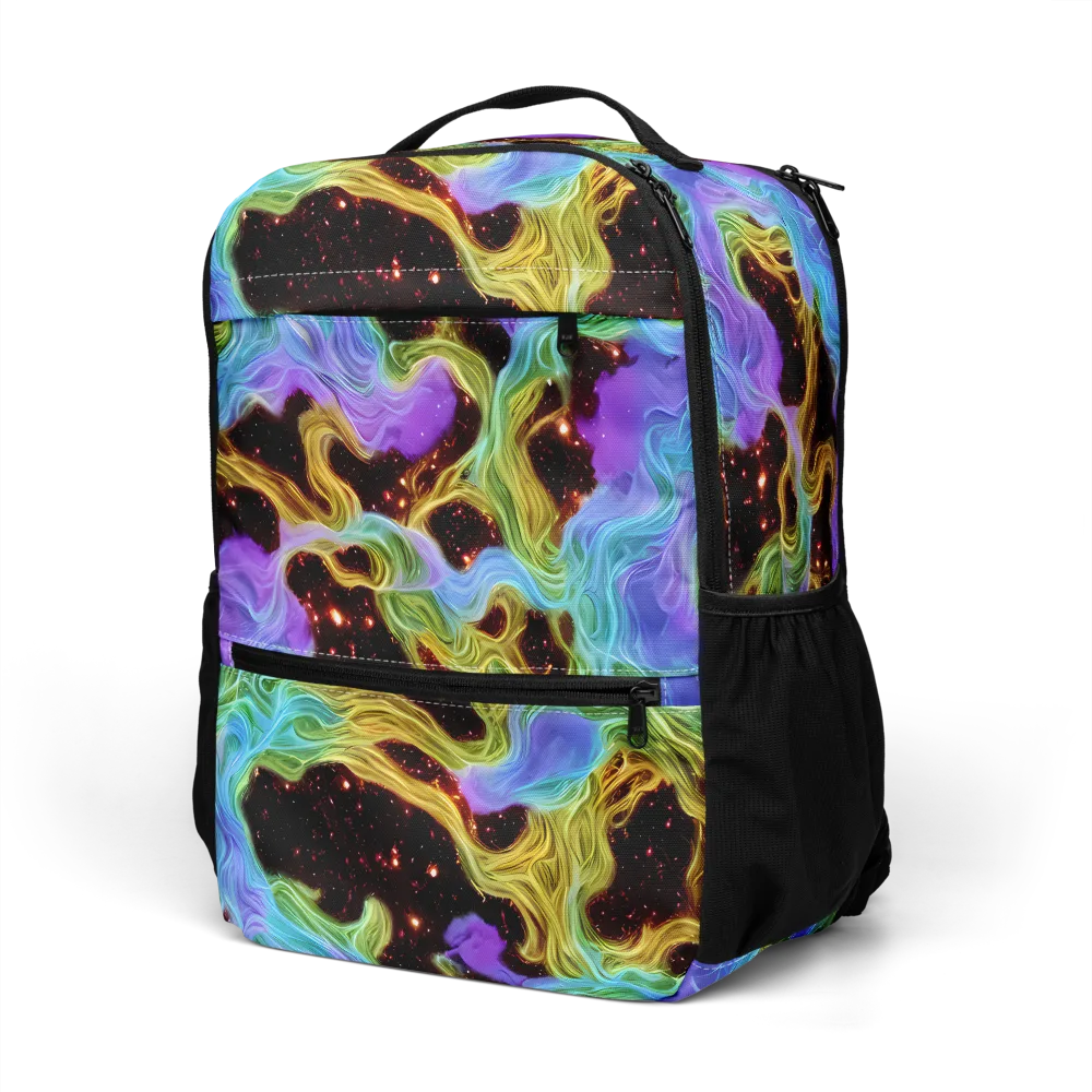Galactic Tides on Utility Backpack — Left Front