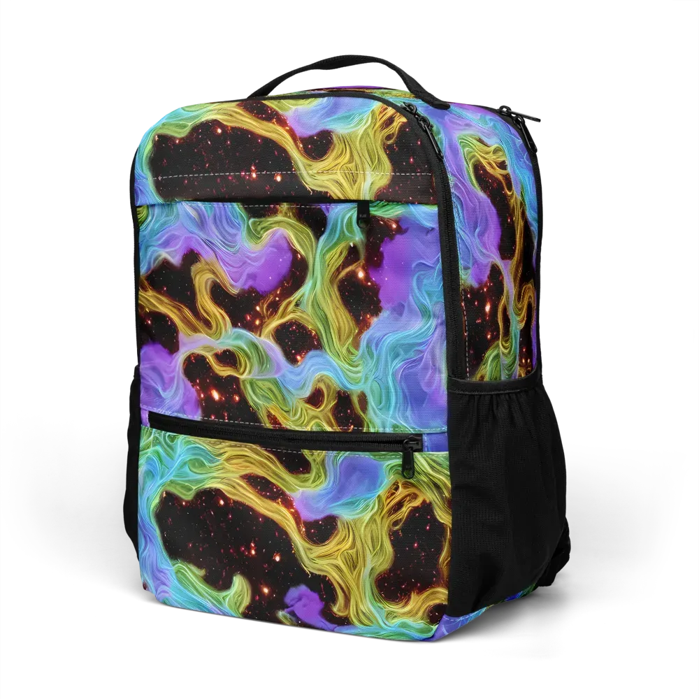Galactic Tides on Utility Backpack — Left Front