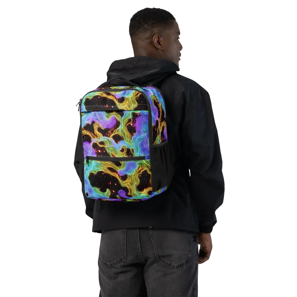 Galactic Tides on Utility Backpack — Back