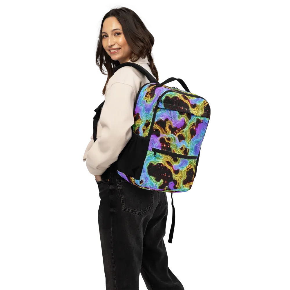 Galactic Tides on Utility Backpack — Back