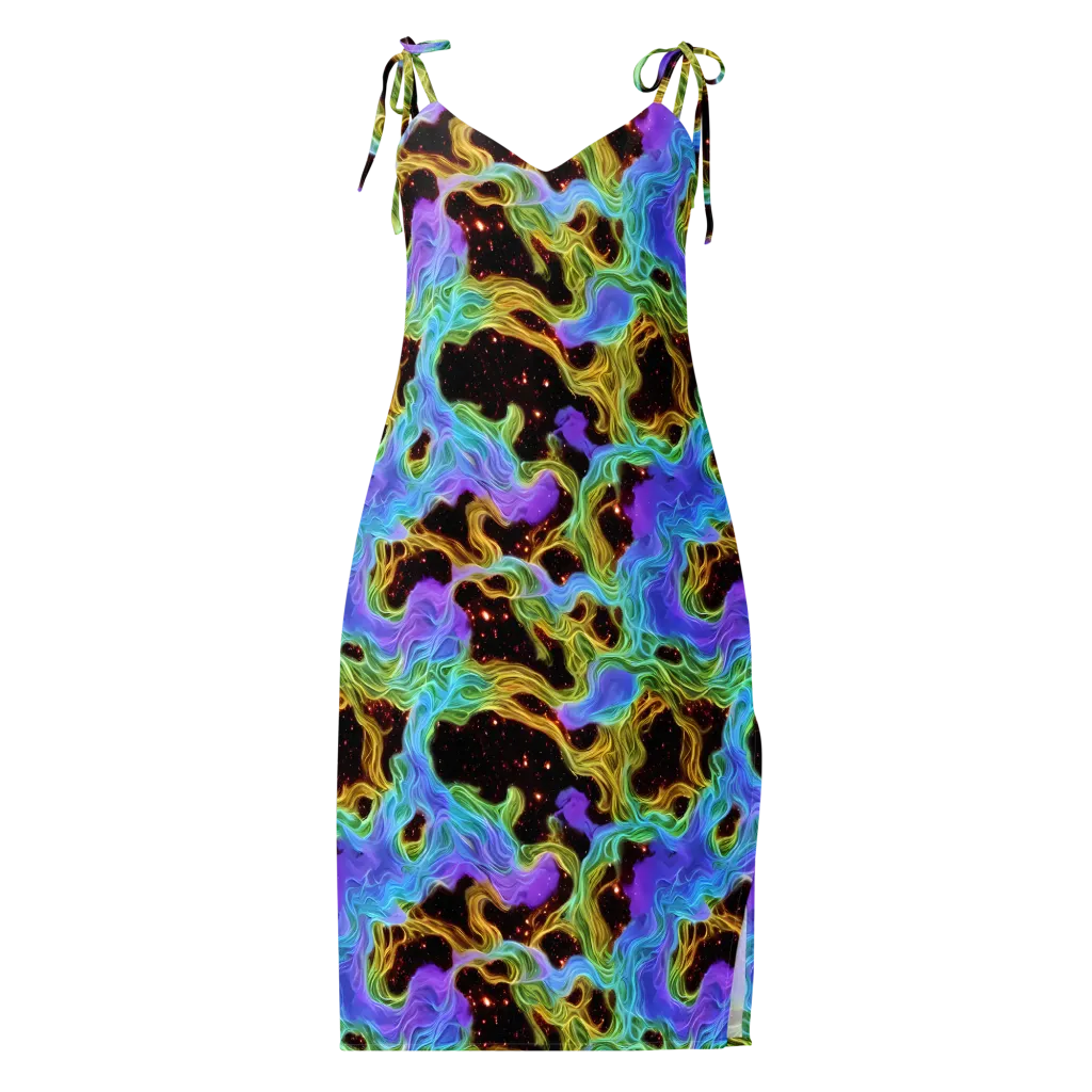 Galactic Tides on Slip Dress — Front