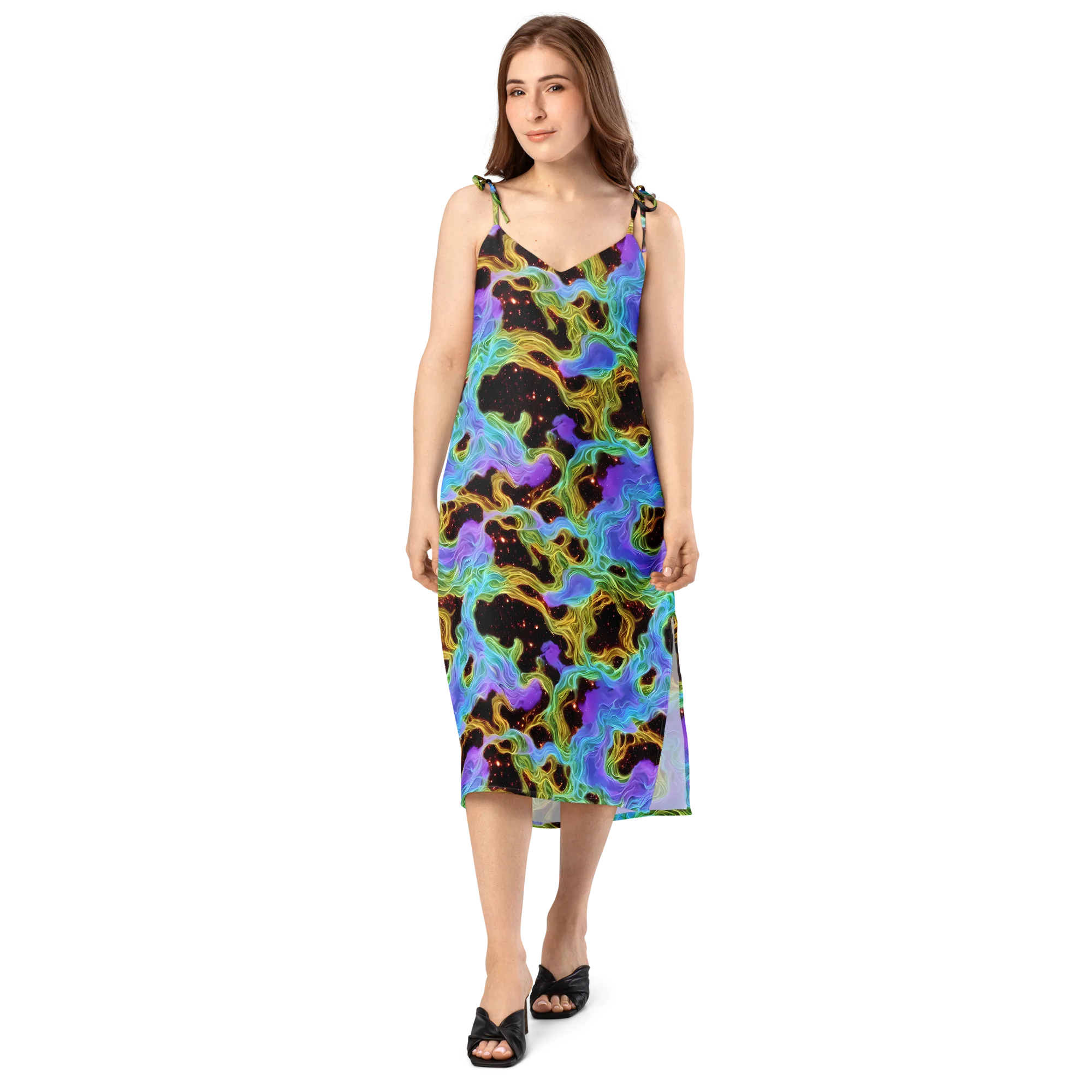 Galactic Tides on Slip Dress — Front