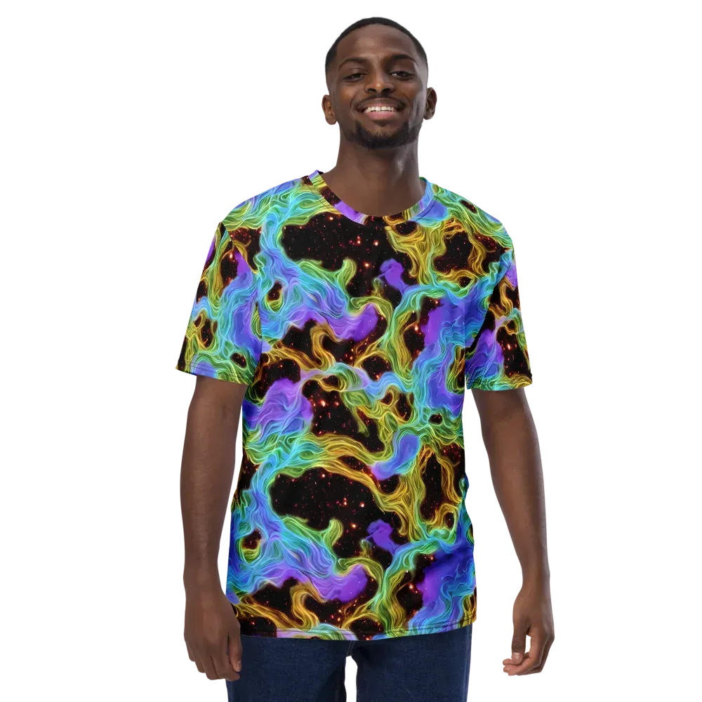 Galactic Tides on Men's Crew Neck T-Shirt — Front