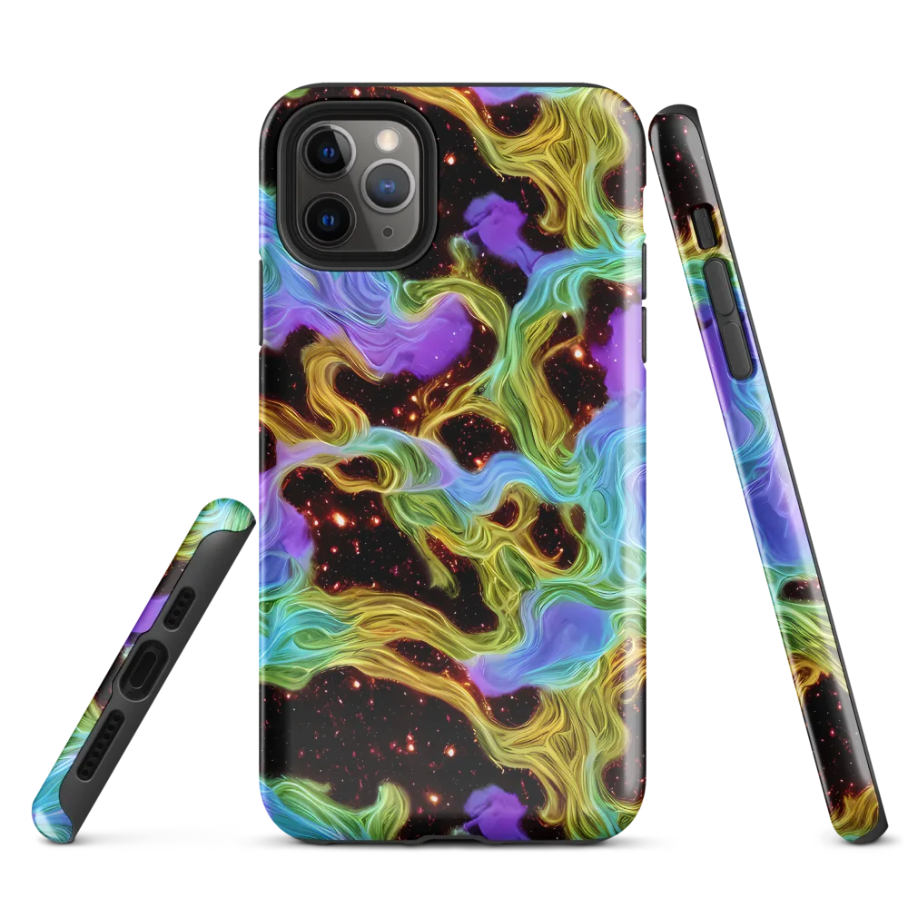 Galactic Tides on Tough Case for iPhone® — Front