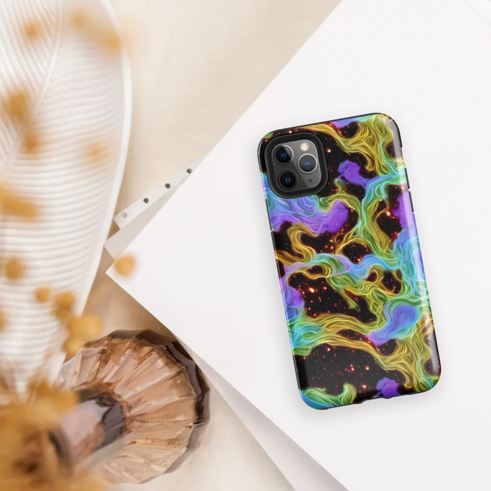 Galactic Tides on Tough Case for iPhone® — Front