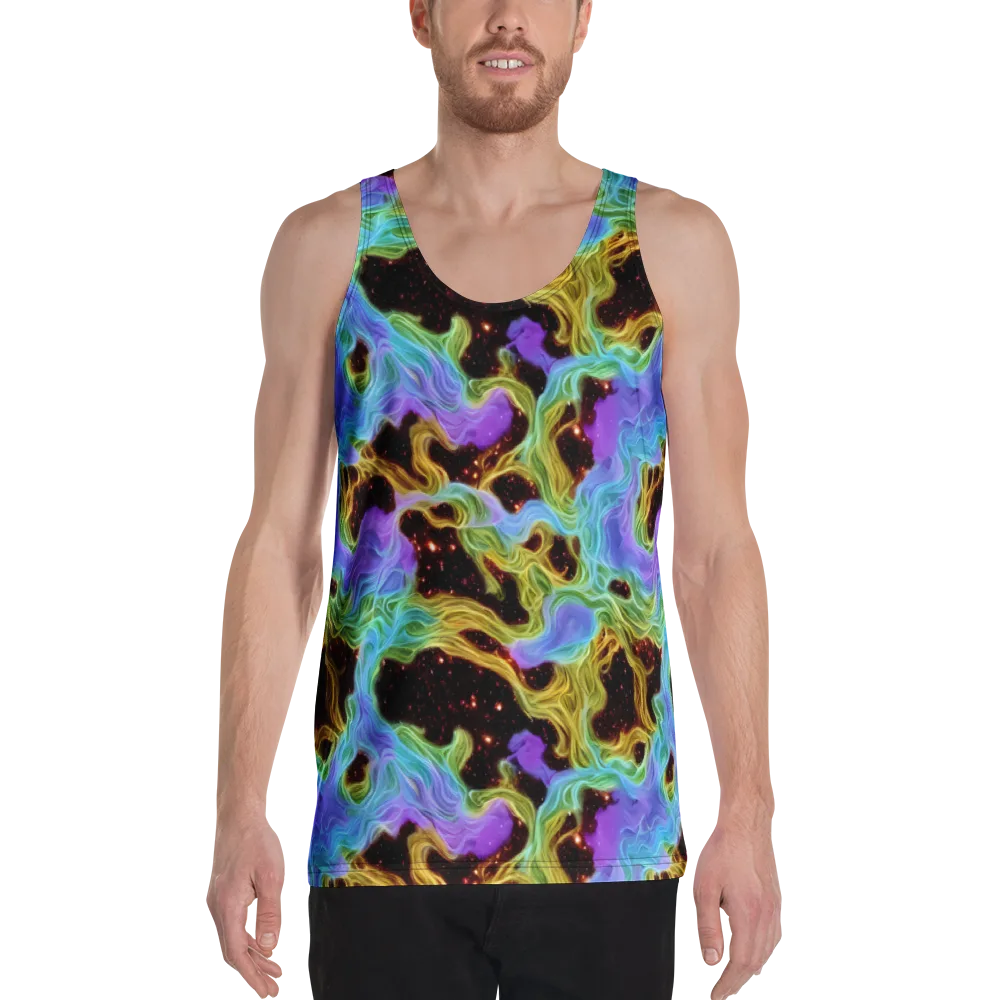 Galactic Tides on Men's Tank Top — Front