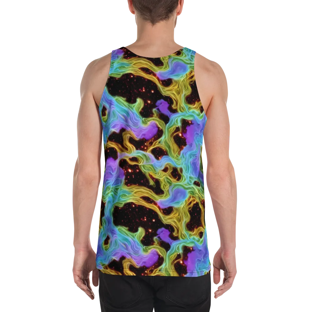 Galactic Tides on Men's Tank Top — Back