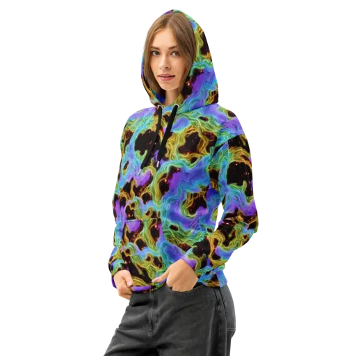 Galactic Tides on a Cotton Hoodie