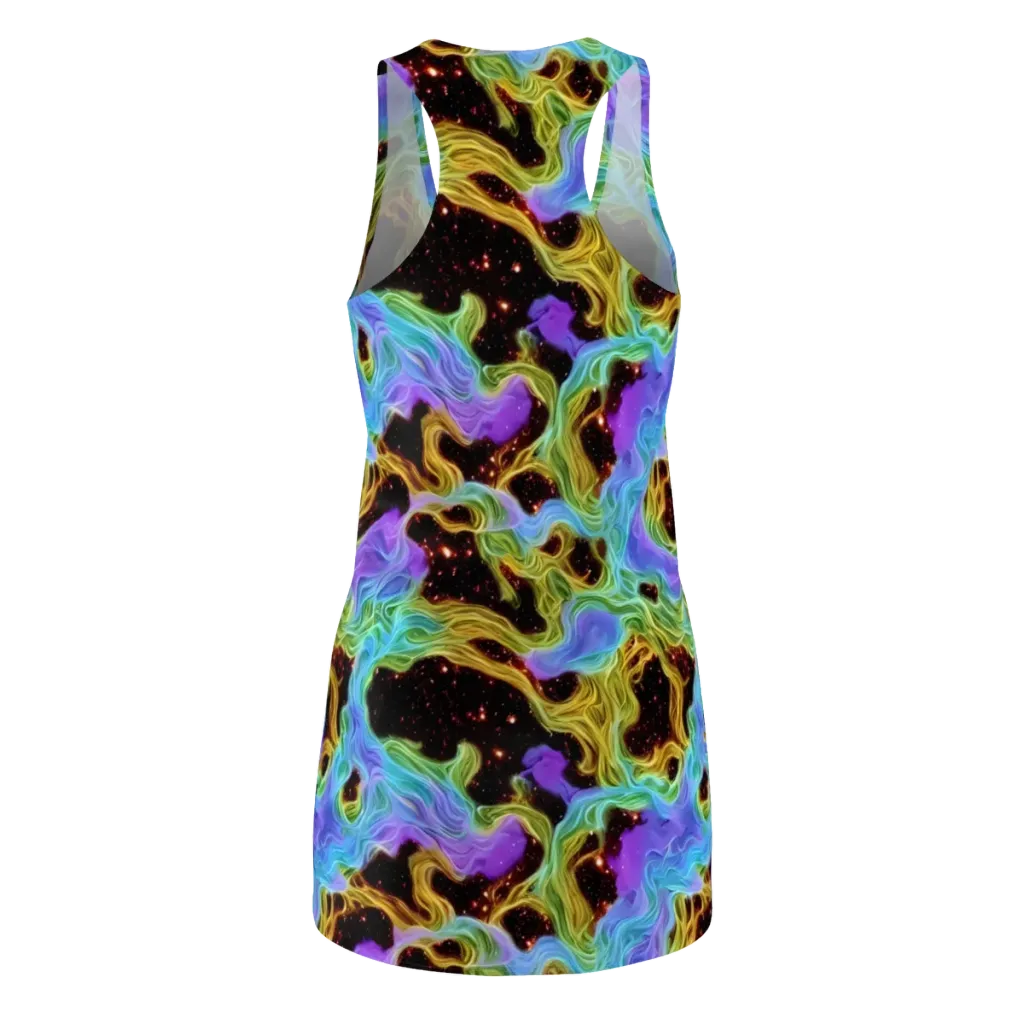 Galactic Tides on Racerback Dress — Back
