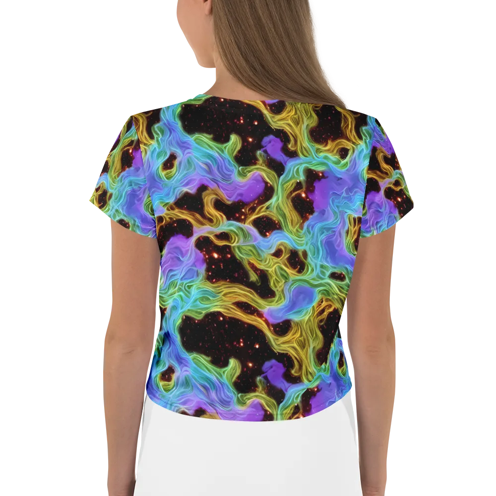 Galactic Tides on Crop Tee — Back