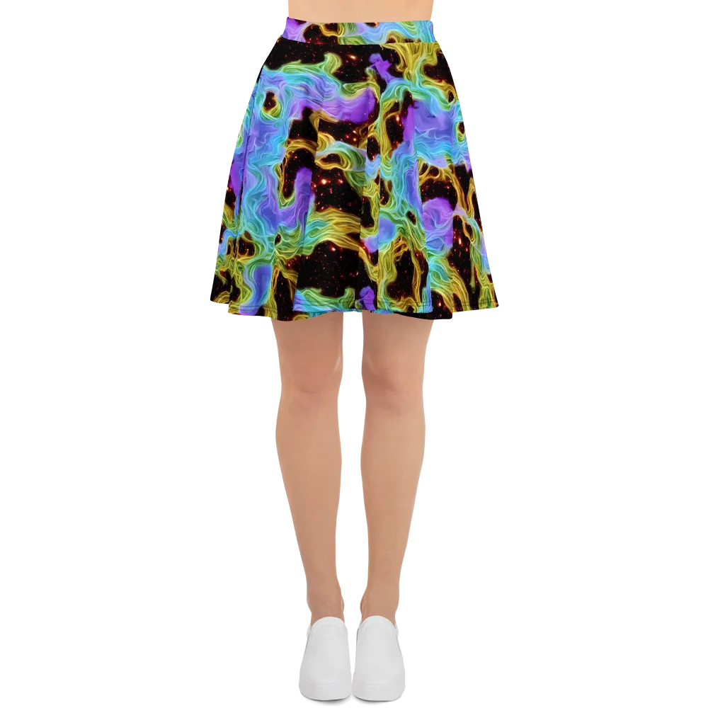 Galactic Tides on Skater Skirt — Front