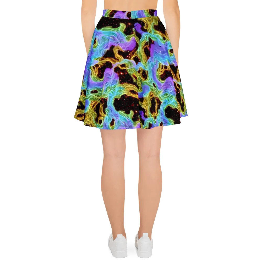 Galactic Tides on Skater Skirt — Back