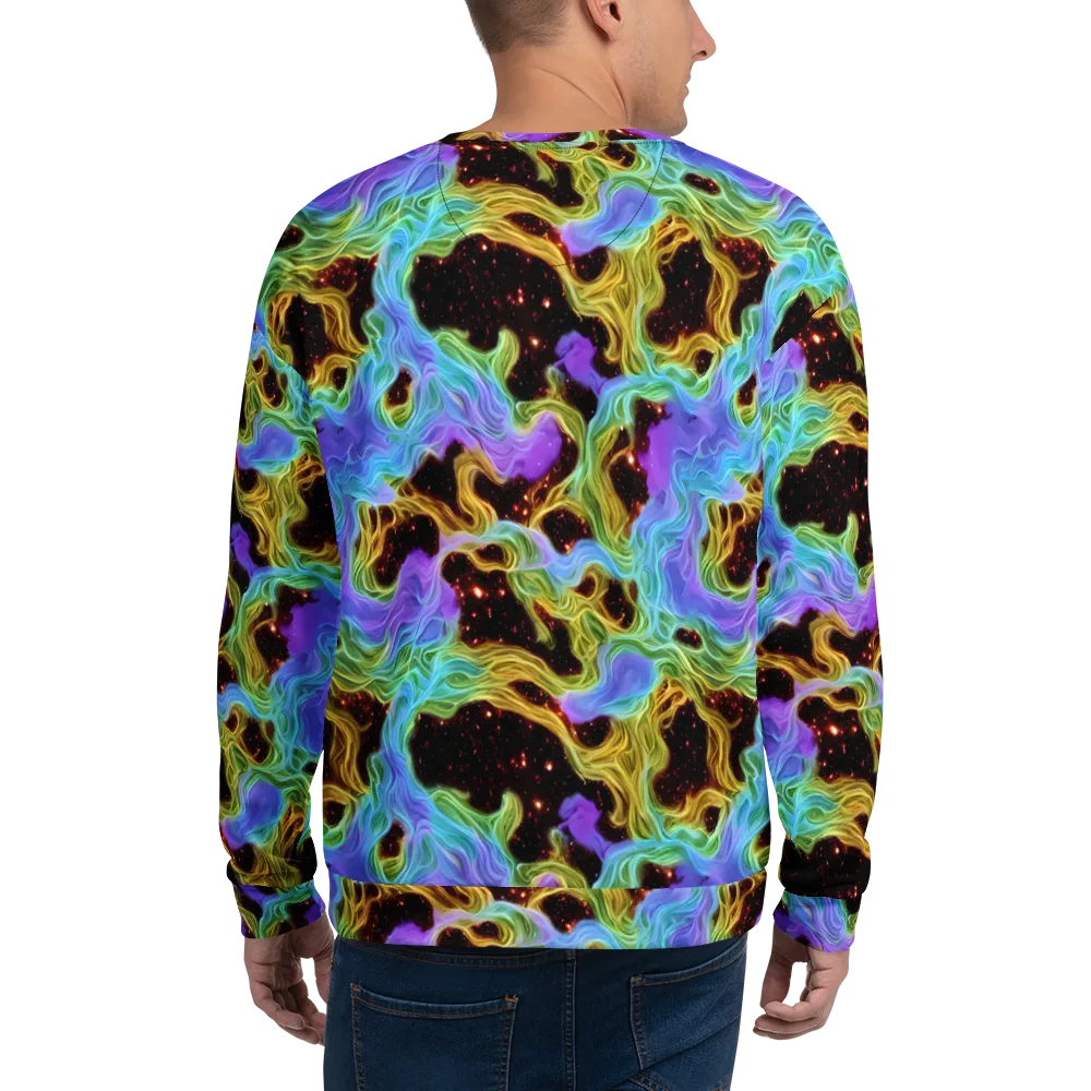 Galactic Tides on Sweatshirt — Back