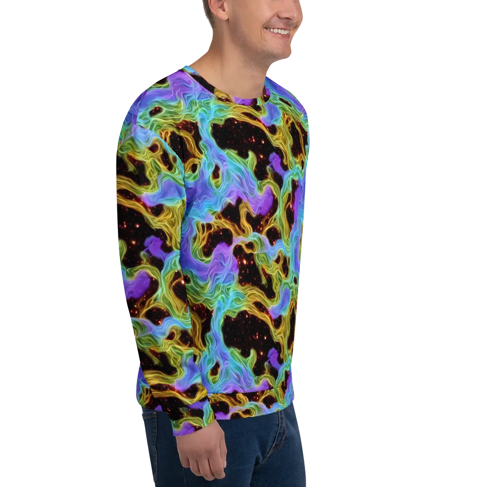 Galactic Tides on Sweatshirt — Right Front