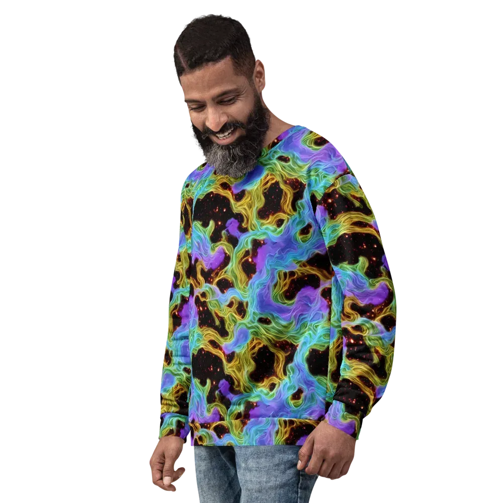 Galactic Tides on Sweatshirt — Left Front