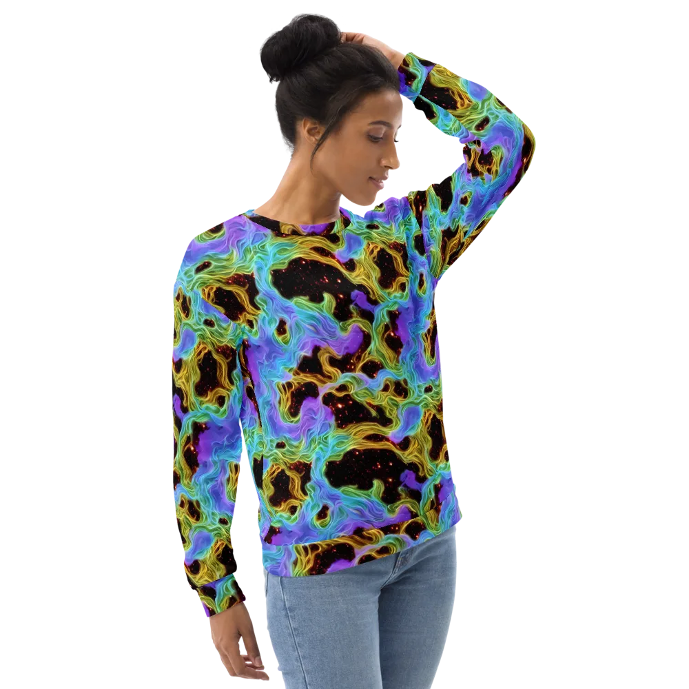 Galactic Tides on Sweatshirt — Right Front