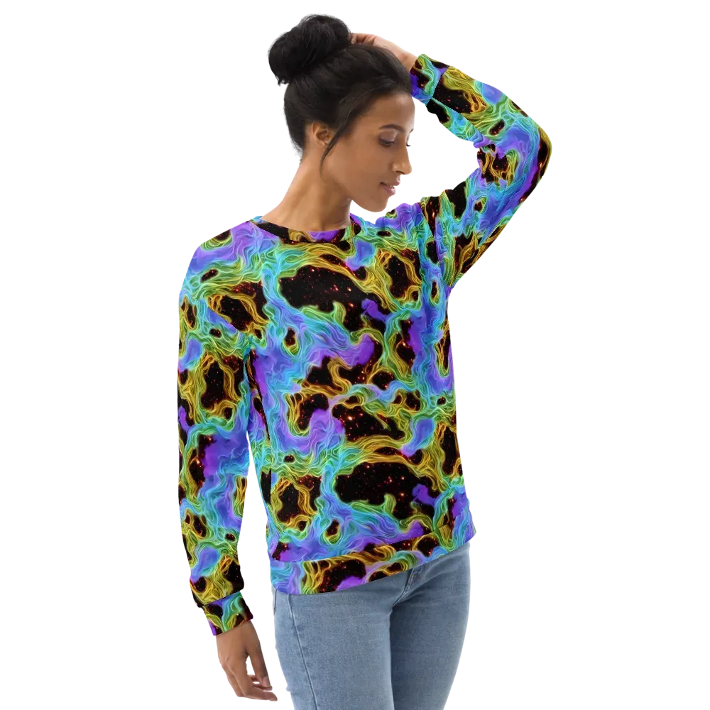 Galactic Tides on Sweatshirt — Right Front