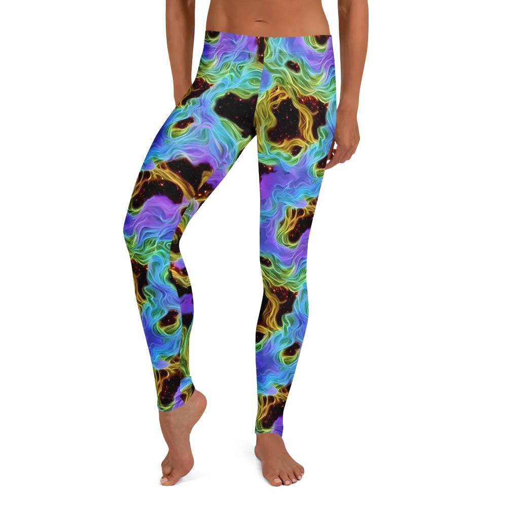 Galactic Tides on Leggings — Front