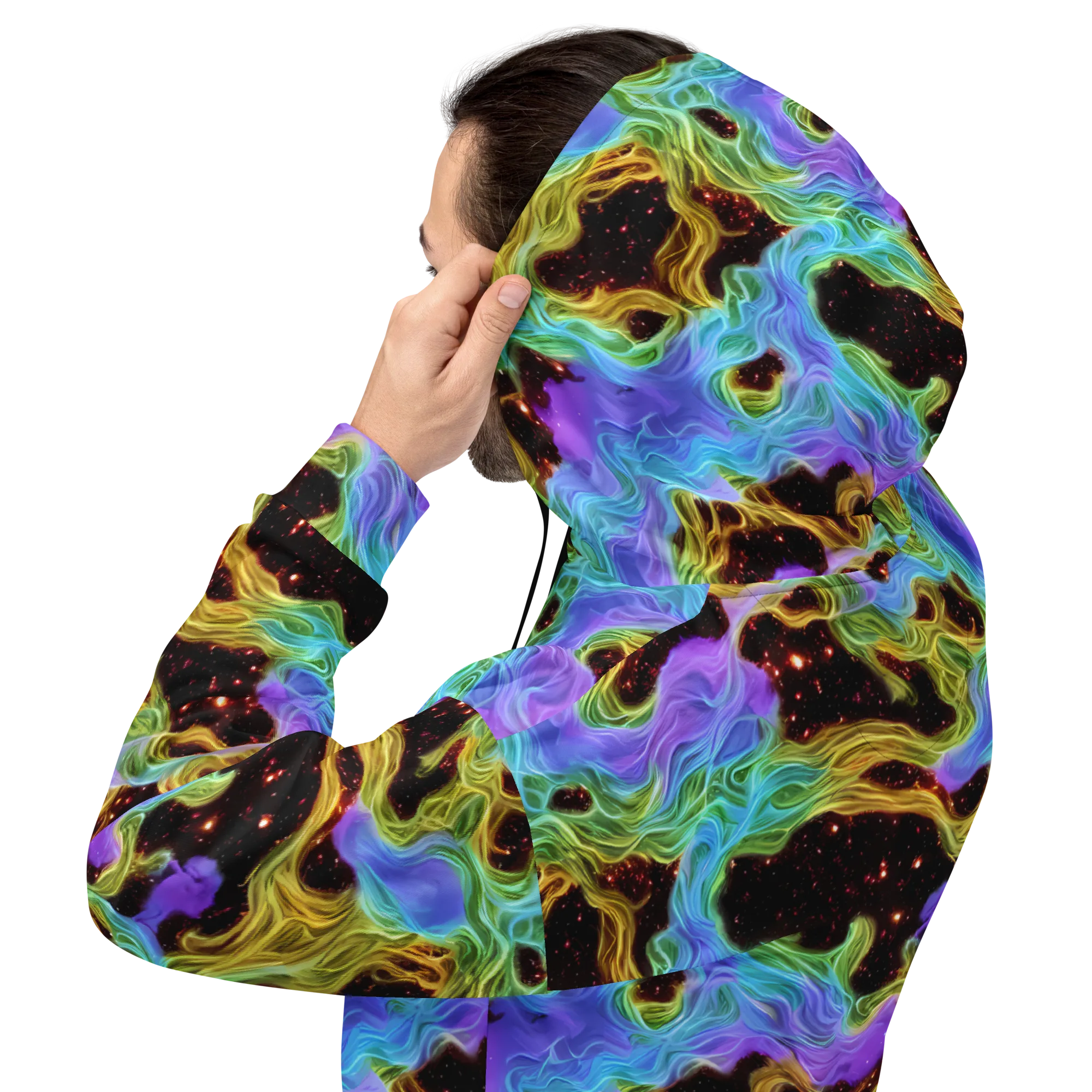 Galactic Tides on Hoodie — Back