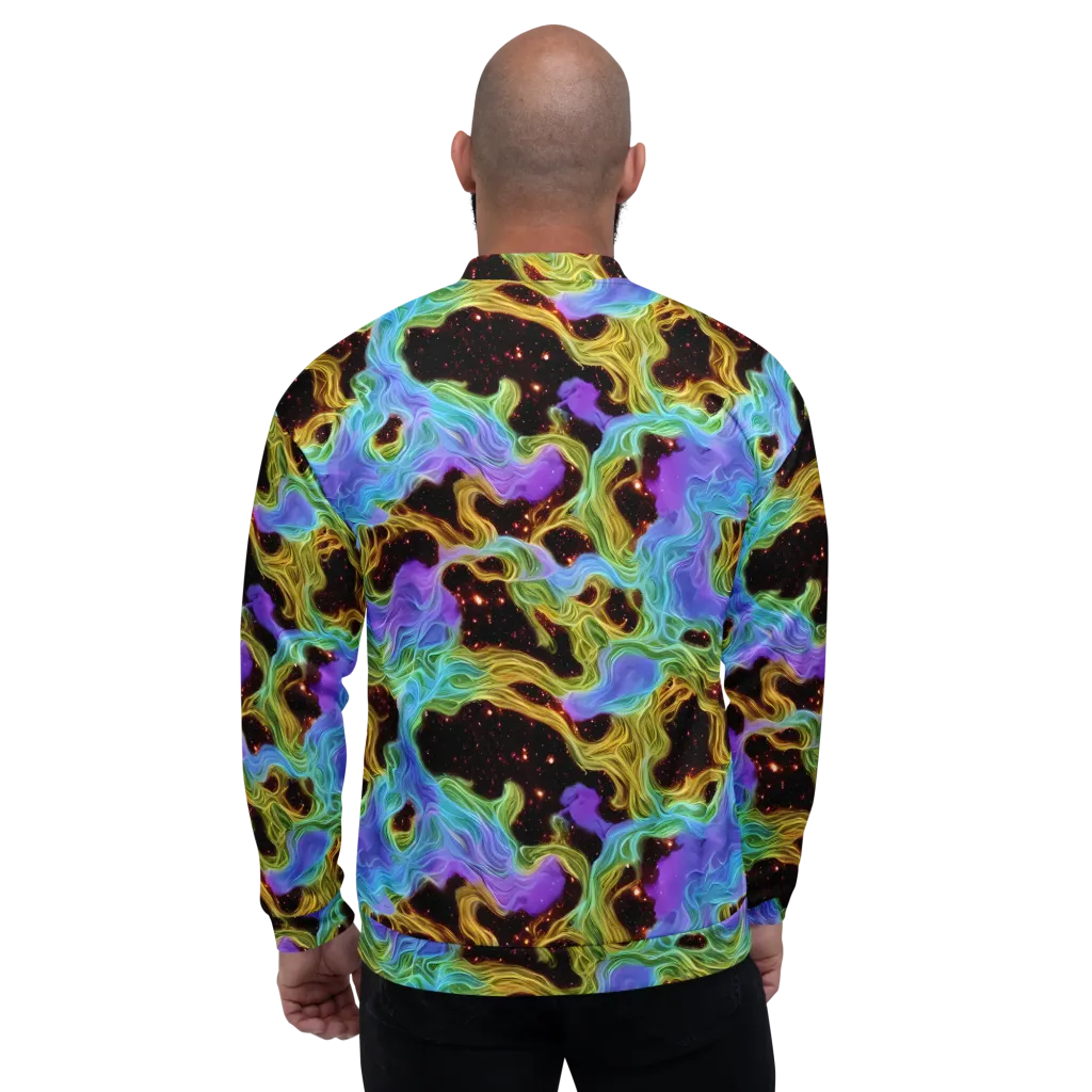 Galactic Tides on Bomber Jacket — Back
