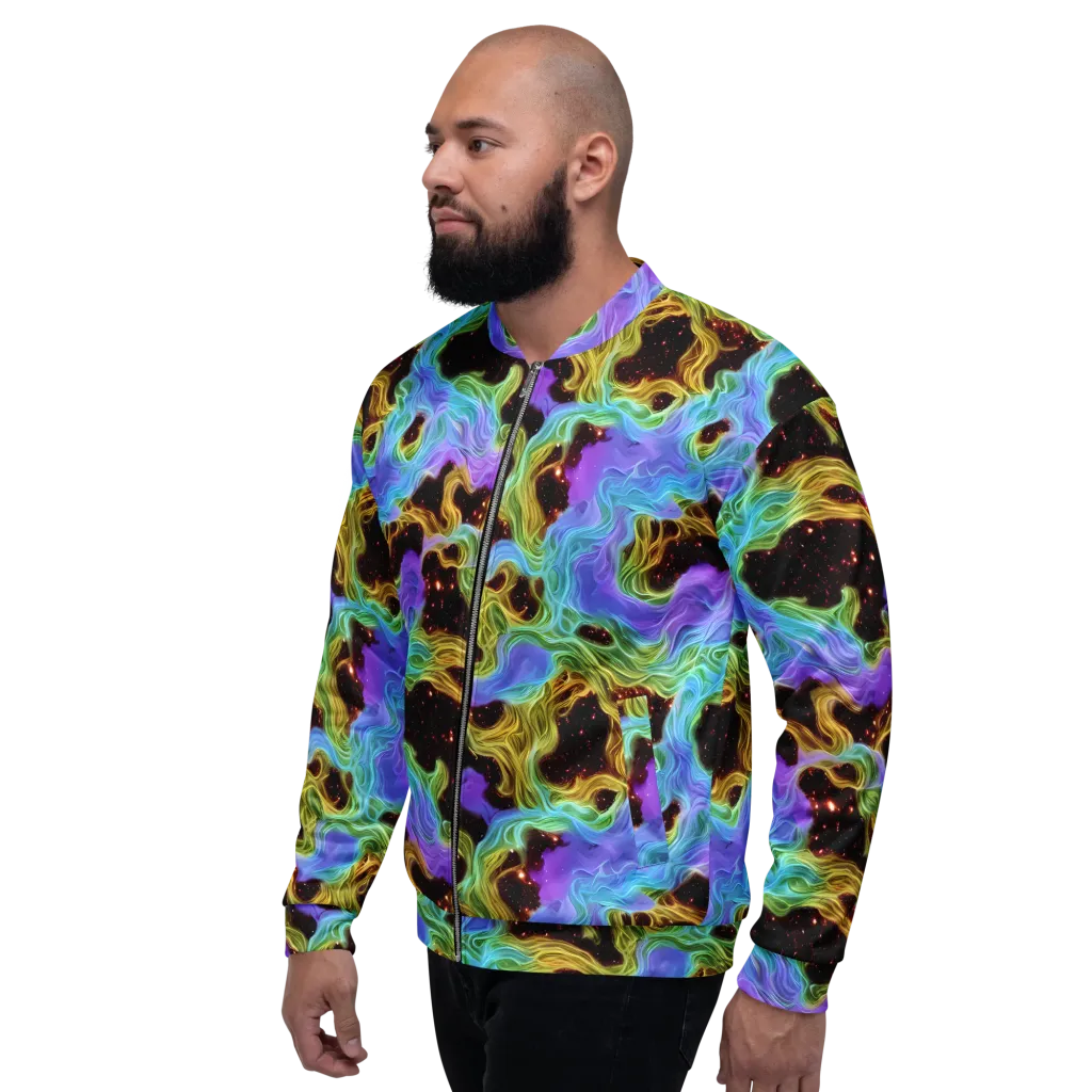 Galactic Tides on Bomber Jacket — Left