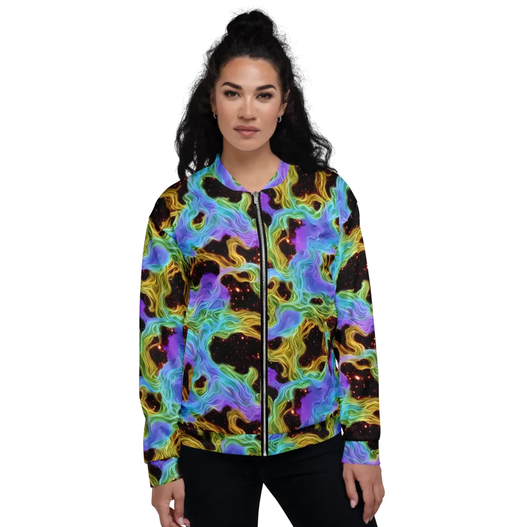 Galactic Tides on Bomber Jacket — Front