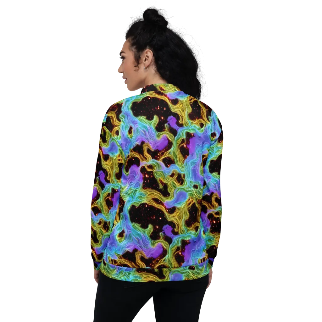 Galactic Tides on Bomber Jacket — Back