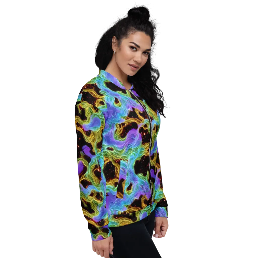 Galactic Tides on Bomber Jacket — Right