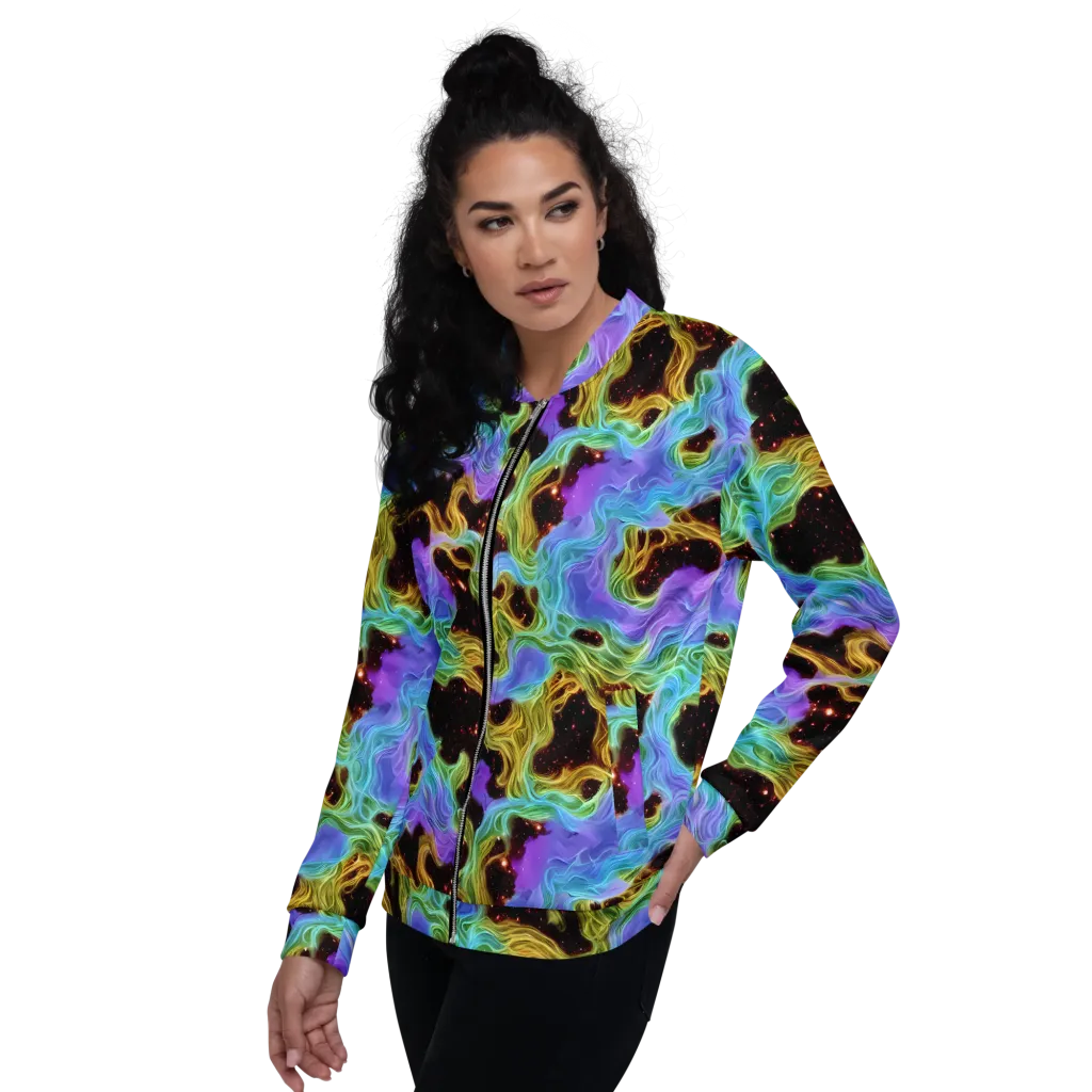 Galactic Tides on Bomber Jacket — Left