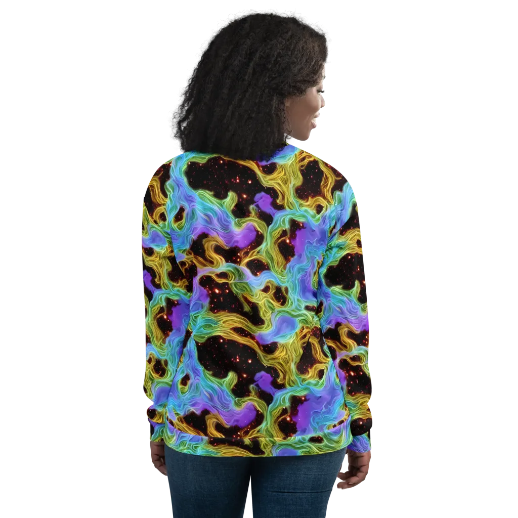 Galactic Tides on Bomber Jacket — Back