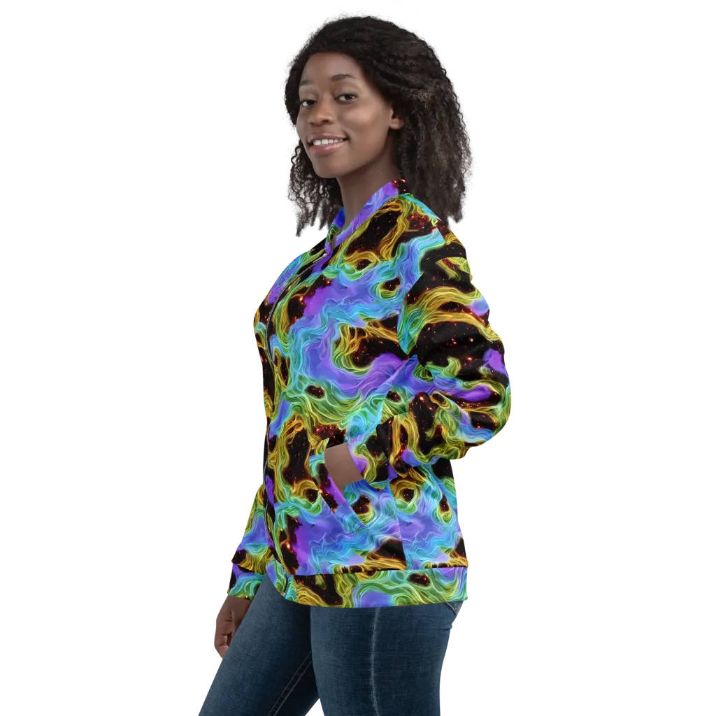 Galactic Tides on Bomber Jacket — Left