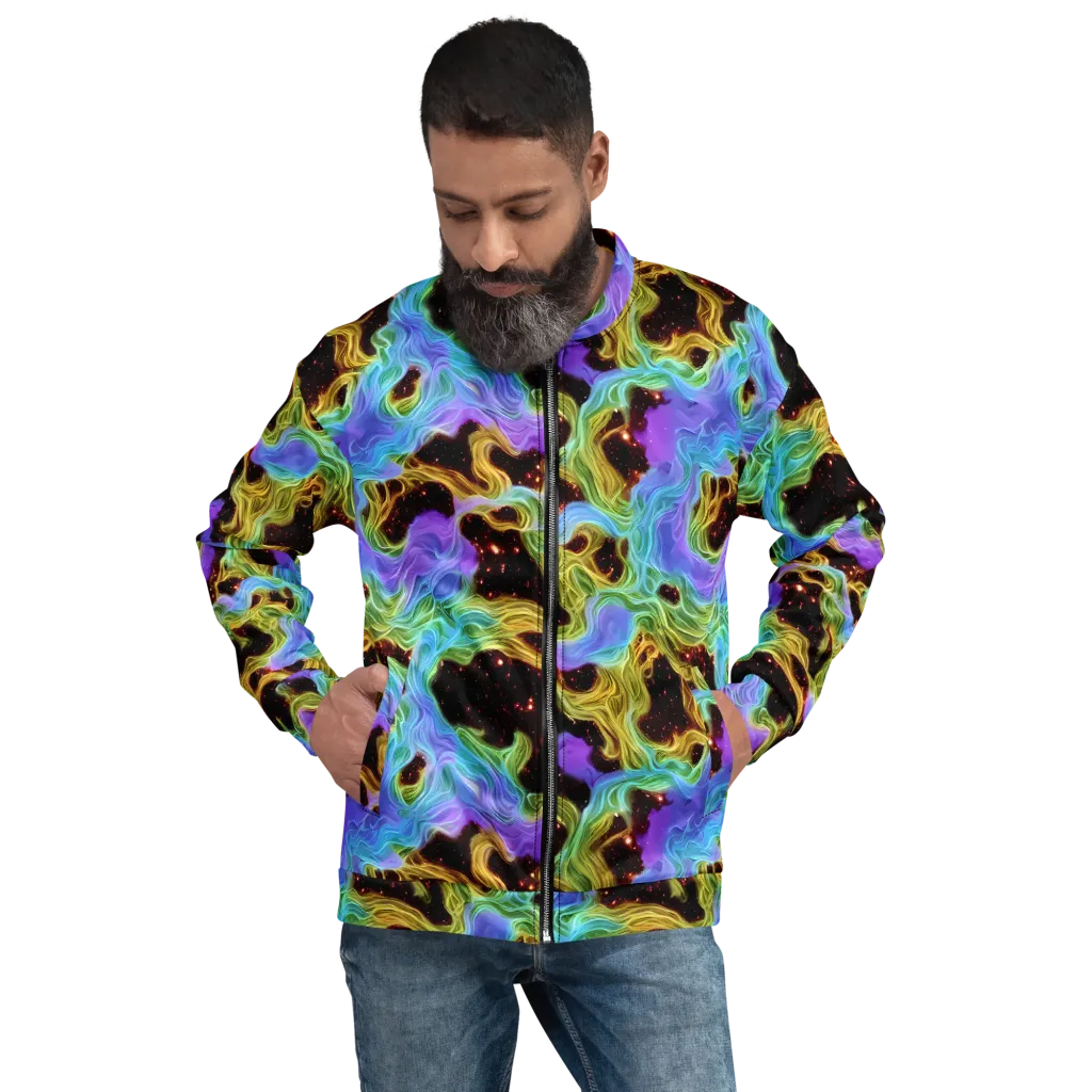 Galactic Tides on Bomber Jacket — Front