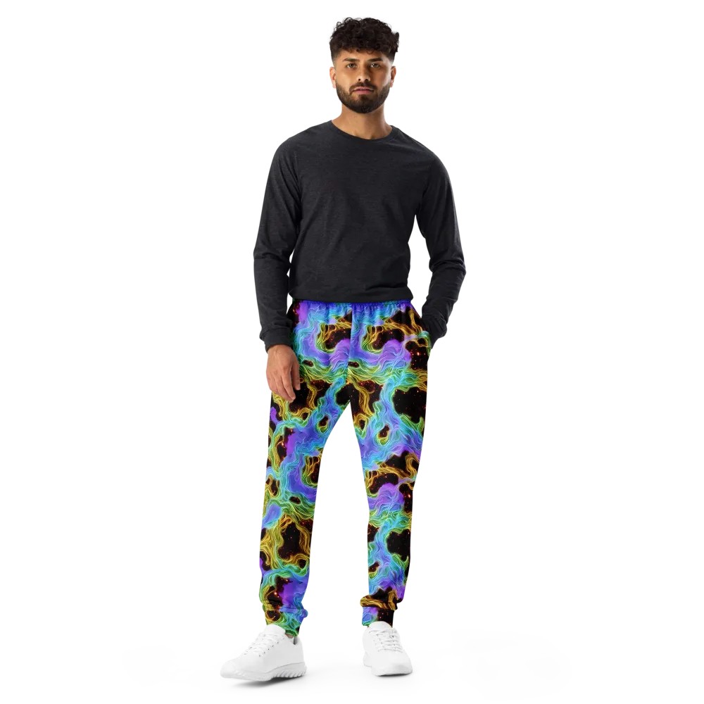 Galactic Tides on Men's Joggers — Front