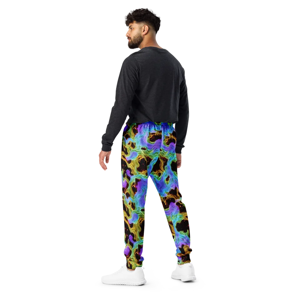 Galactic Tides on Men's Joggers — Back