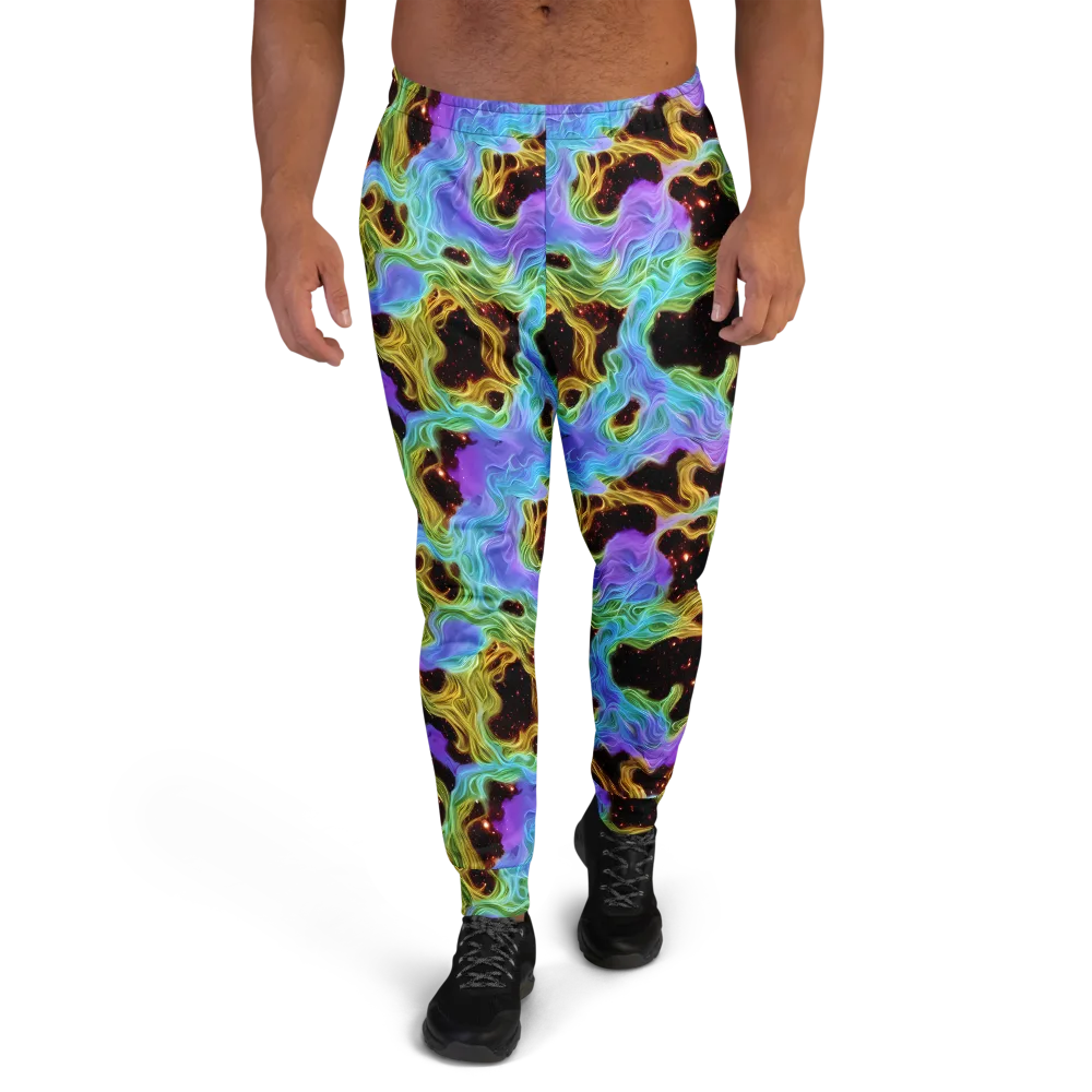 Galactic Tides on Men's Joggers — Front