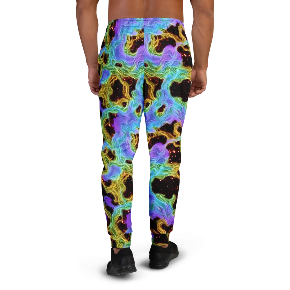 Galactic Tides on Men's Joggers — Back