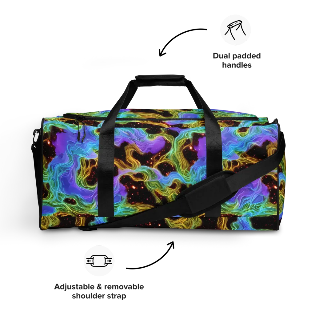 Galactic Tides on Duffle Bag — Front