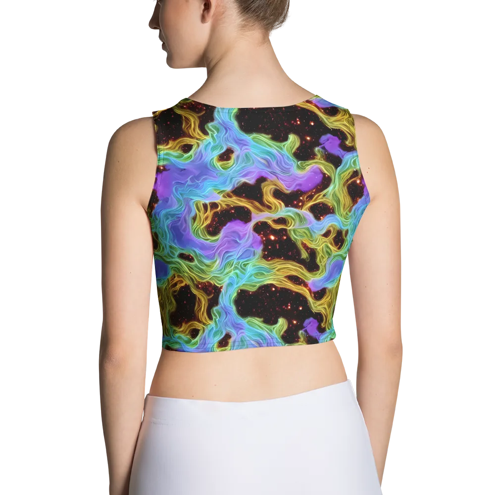 Galactic Tides on Crop Top — Back