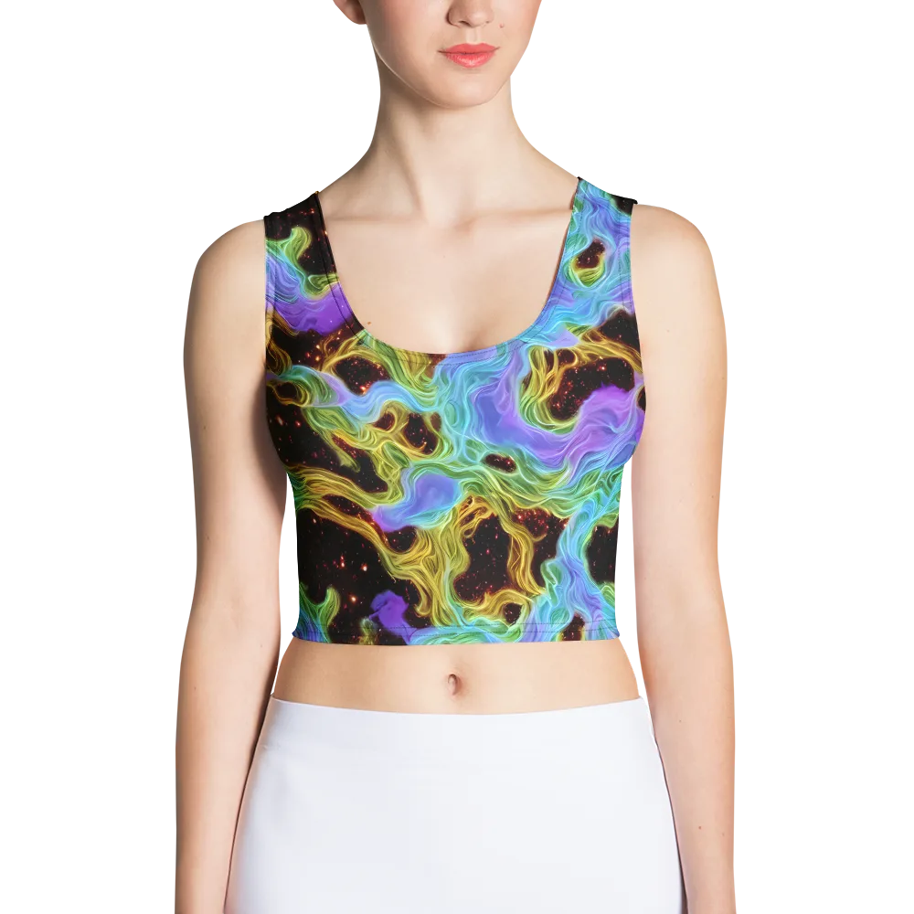 Galactic Tides on Crop Top — Front