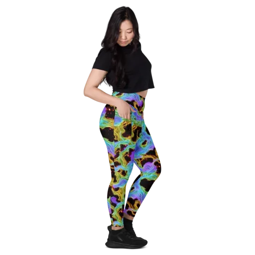 Galactic Tides on a Leggings with Pockets