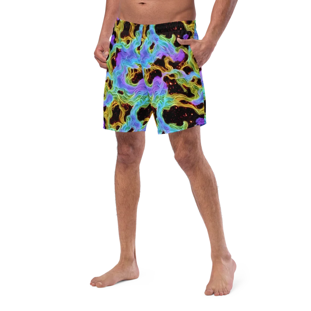 Galactic Tides on Swim Trunks — Left Front