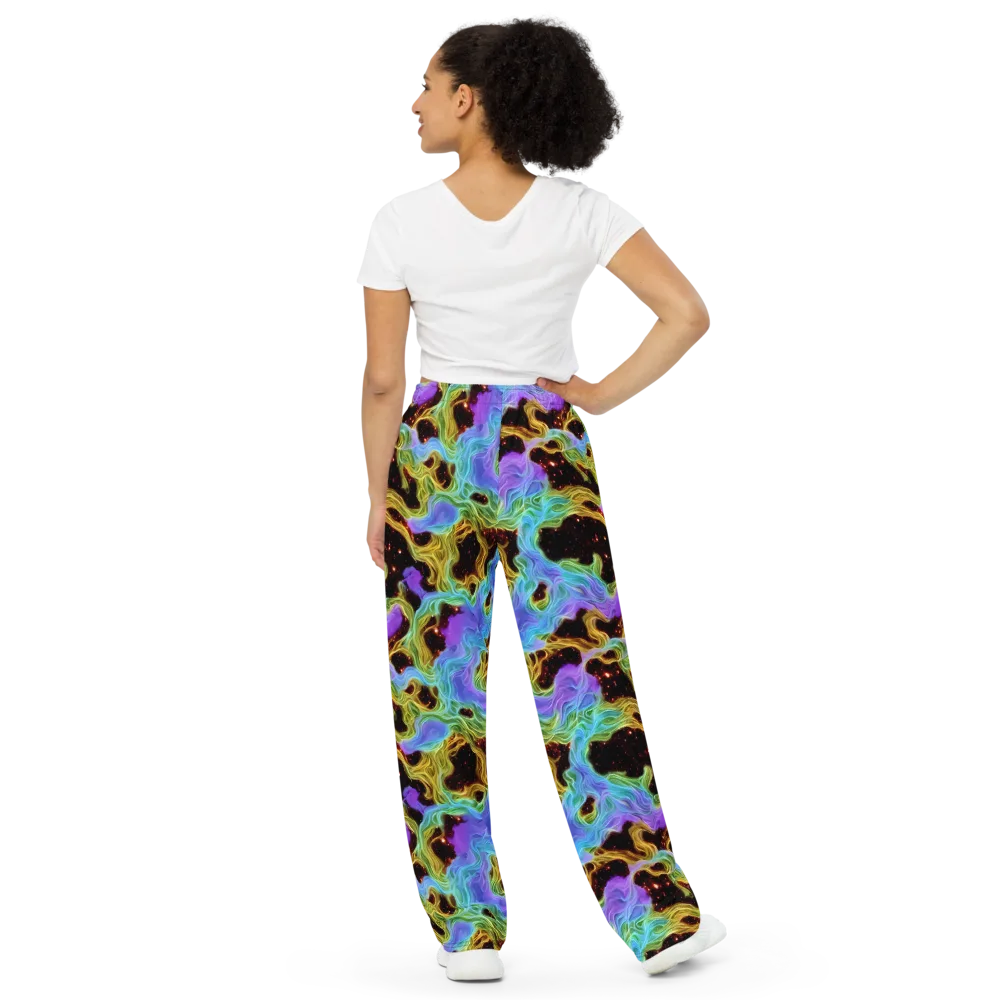 Galactic Tides on Wide-Leg Pants — Back
