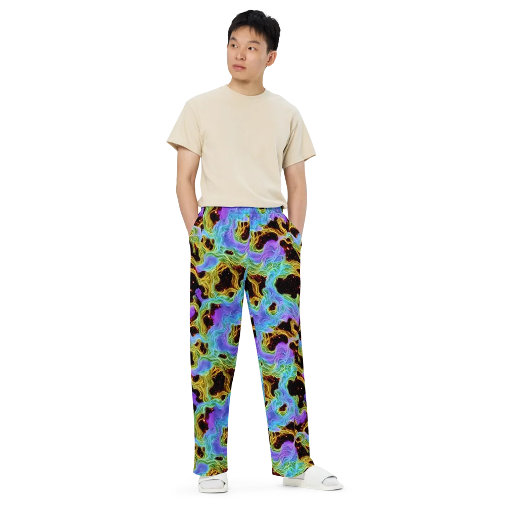 Galactic Tides on Wide-Leg Pants — Front